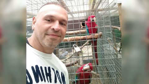 Emilio Díaz tiene unas 22 especies de aves