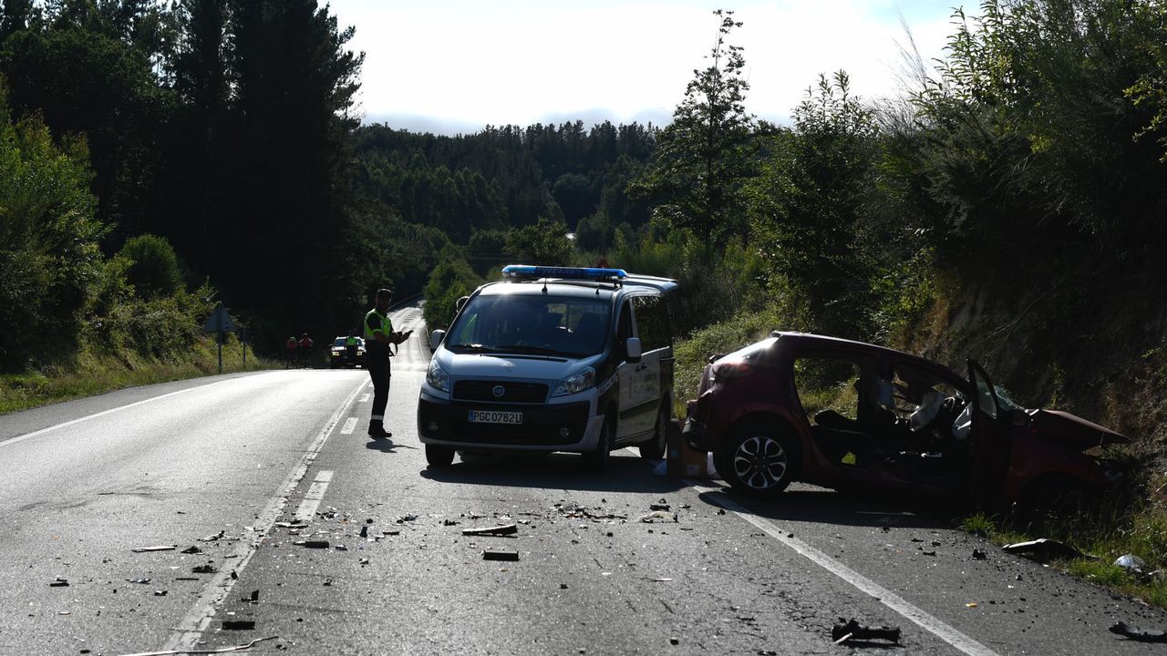 El accidente se produjo el pasado 7 de agosto en Gondar, la carretera de Lugo a A Fonsagrada