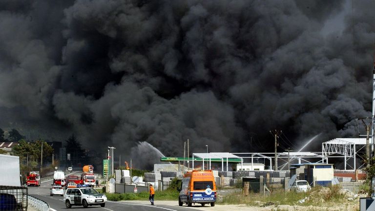 Cuando el río Umia se volvió azul turquesa