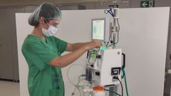 Mquina de perfusin para recuperar hgados para trasplantar en el Hospital Universitario A Corua (Chuac)