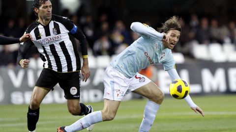 Michu, durante aquel partido en Cartagonova