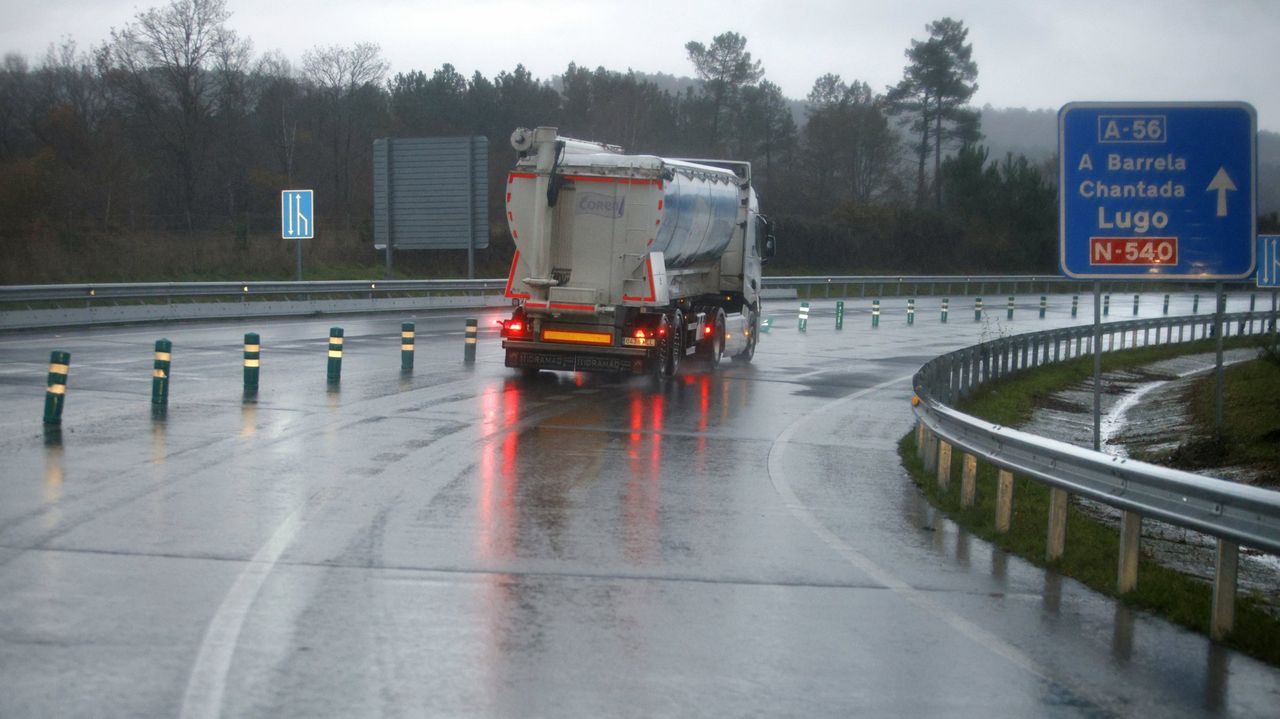 �nico tramo de la A-56 abierto, en el 2020, en el l�mite entre Lugo y Ourense