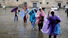 La lluvia no dio tregua en Santiago