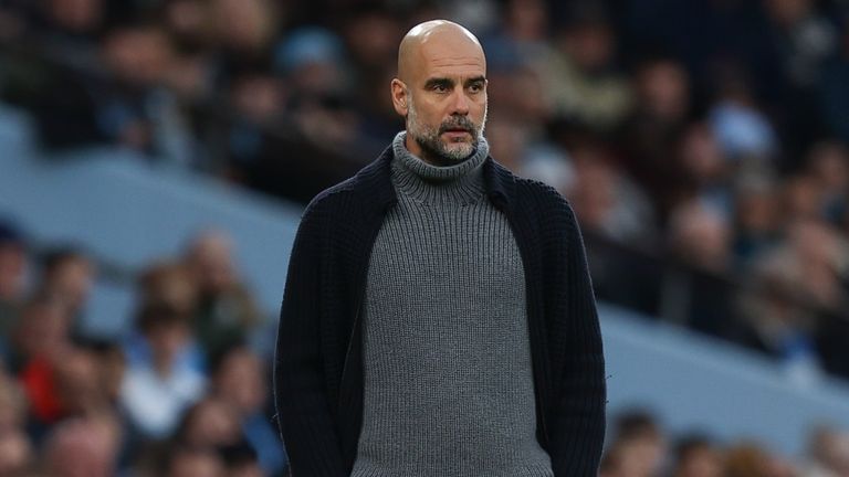 Pep Guardiola, entrenador del Manchester City