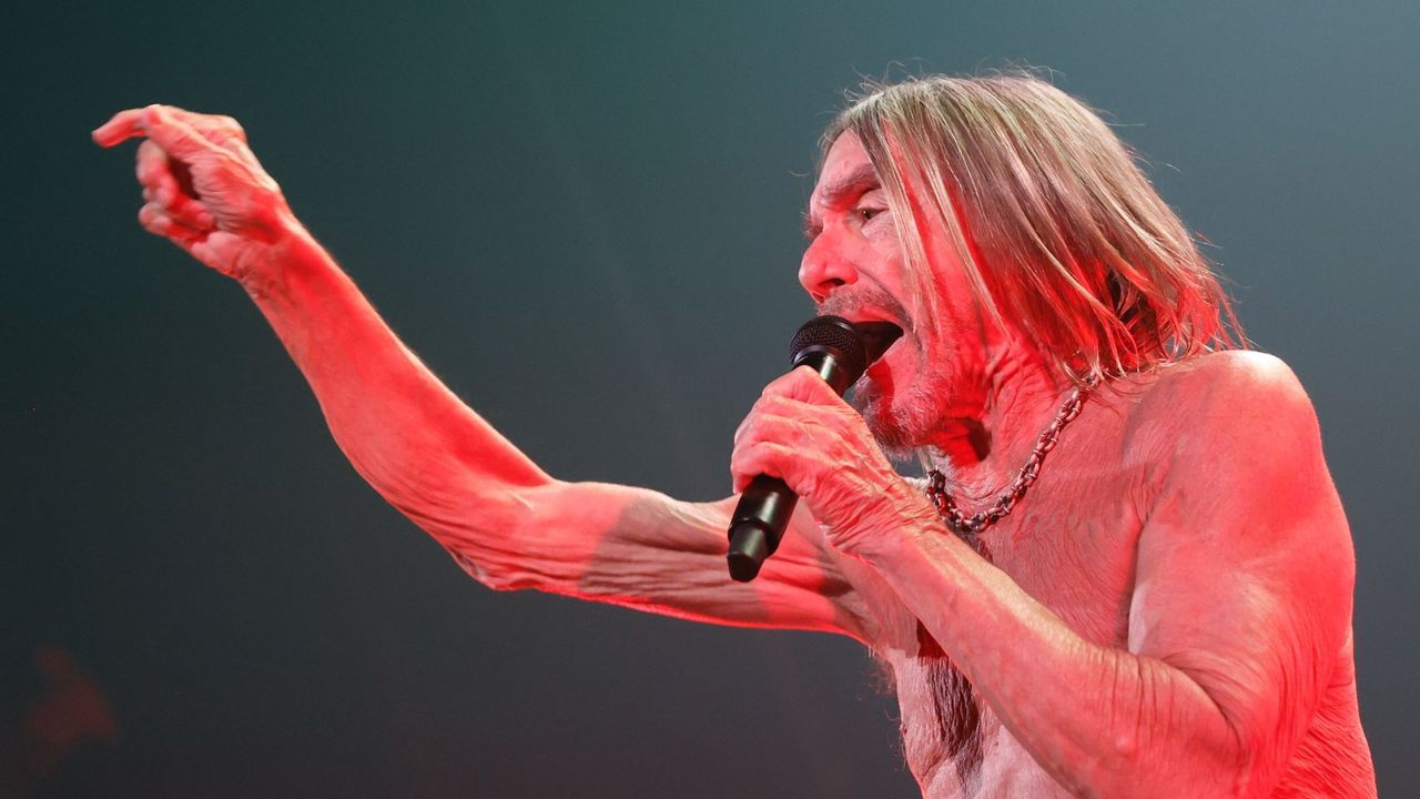 El msico estadounidense Iggy Pop ofrece este martes un concierto en el marco del Universal Music Festival en Madrid