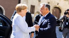 Merkel y Orbn conmemoran en Sopron la primera gran fuga pacfica de ciudadanos de la Alemania comunista en 1989