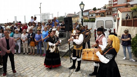 ACTO DEL HOMENAJE A PLACIDO BETANZOS EN EL QUE BAUTIZO´CON SU NOMBRE EL PASEO MARITIMO DE PALMEIRA