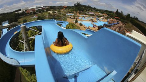 Tobogán del Aquapark de Cerceda