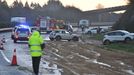 Accidente múltiple en Aranga