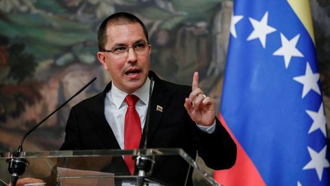 El ministro de Exteriores relevado, Jorge Arreaza