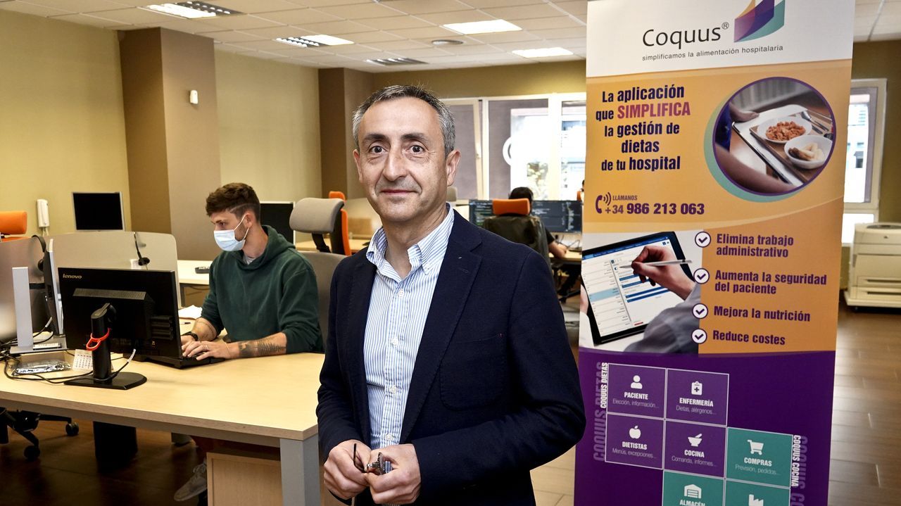 As� se transformar� el n�mero 26 de la calle Ervedelo en Ourense.Jos� Luis Dafonte, director general de Novo Sistemas de Informaci�n