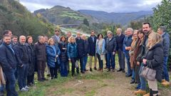 Cargos del PP de Galicia y León se citaron este domingo en As Nogais para exigir mejoras para la A-6