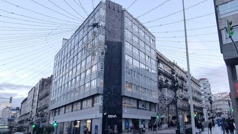 Sede del BBVA. Aquí estaba el edificio Rubira