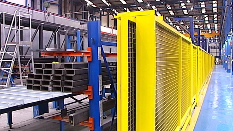 La fábrica de Thyssenkrupp Airport en Mieres