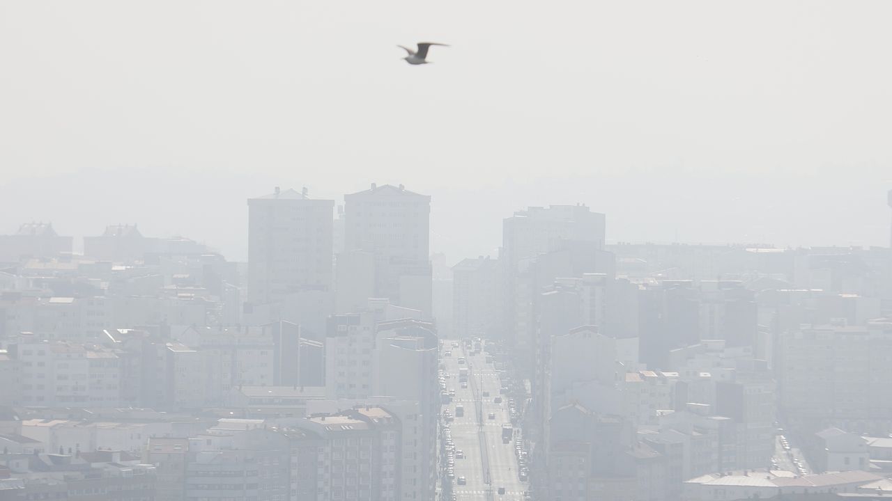Presencia de polvo sahariano en A Coru�a