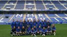 Plantilla del Real Oviedo en el Carlos Tartiere