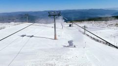 Así está la estación de esquí de Cabeza de Manzaneda a fecha 5 de abril del 2022