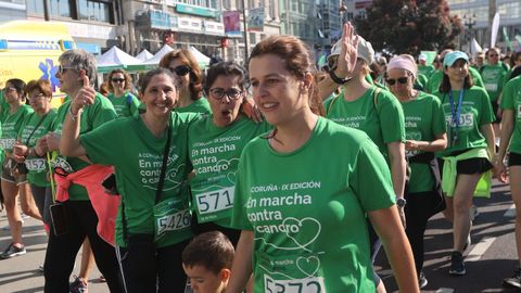 Carrera y andaina contra el cáncer en A Coruña
