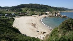 La playa de Bimbeiro, en Ortigueira, en una imagen de archivo