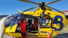 El Grupo de Rescate del helicóptero medicalizado del SEPA 