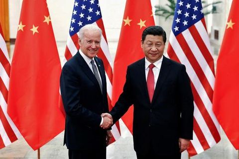Xi y Biden, en diciembre del 2013