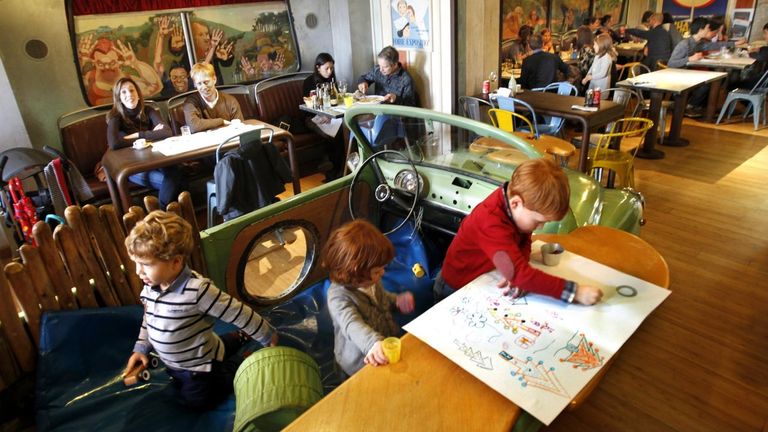 Los diez mejores restaurantes con zona infantil para ir a comer con