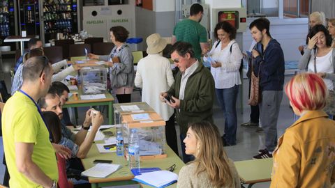 Ambiente en varios colegios electorales en Lugo