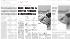 P�gina de La Voz publicada el�mi�rcoles, 13 de agosto del 2003, en la que se anunciaba el nuevo r�cord.