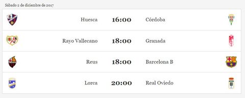 Partidos de la jornada