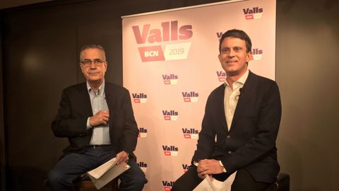 Celestino Corbacho y Manuel Valls 