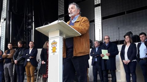 Jos David Fidalgo, directivo de la Casa de Galicia de Bilbao, pronunci el pregn de la Festa do Caldo de sos 