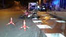 El motorista lucense falleció tras ser arrollado en el cruce de la Ronda do Carme con la rúa Santiago