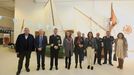 Algunos de los asistentes a los actos de celebracin de los 25 aos del centro de formacin A Aixola, en Marn