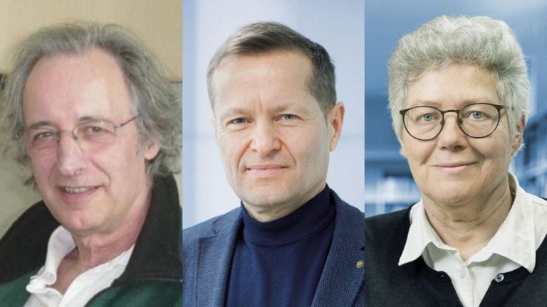 Pierre Agostini, Ferenc Krausz y Anne L'Huillier, ganadores del Premio Nobel de Física 2023