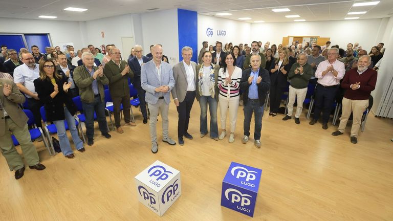 Rueda conjura al PP de Lugo para ser el «motor do cambio» en España ante la cita con las urnas del 29N