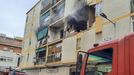 Efectos de la explosión de gas en un edificio de Badajoz