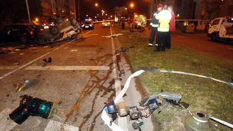 En abril del 2009 se produjo un grave accidente en el mismo cruce que cost la vida a un agente de la Polica Nacional