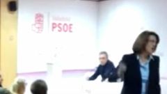 Soraya Rodrguez abandona la sede local del PSOE entre acusaciones de traicin