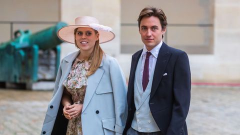 Beatriz de York y Edoardo Mapelli Mozzi, acudieron al enlace