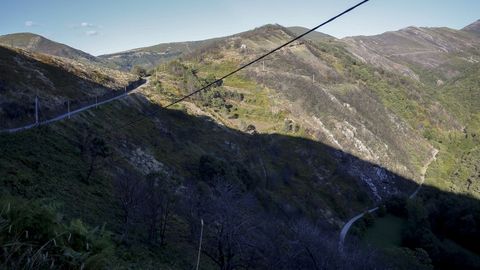 Los montes de San Martn de Cereixedo en la actualidad, con un ligero manto verde