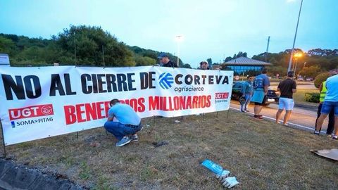 Huelga de Corteva frente al ERE