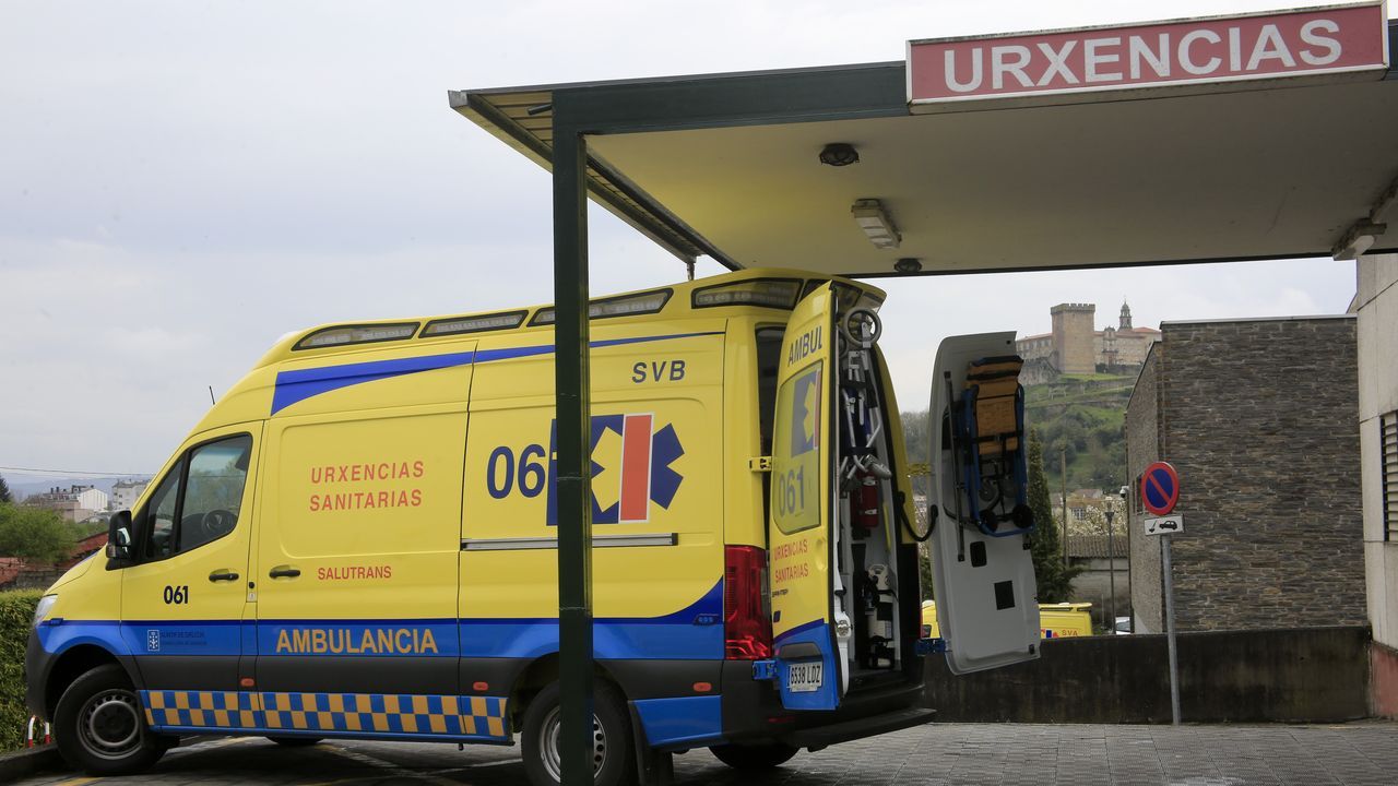 El paciente que escap� de su habitaci�n cay� sobre el tejadillo de la entrada de urgencias