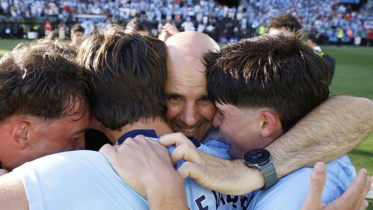 Fredi Álvarez, tras el ascenso del Celta Fortuna: «En tantos años, nunca había imaginado estar en esta situación»