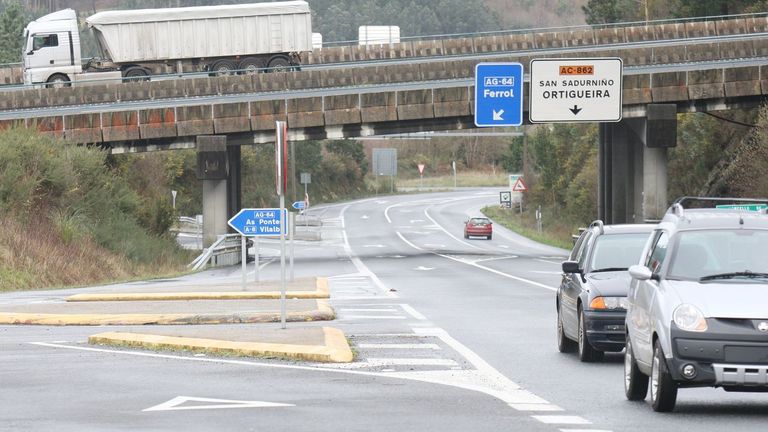Cazan a un vecino de Ferrol circulando a 214 kilómetros por hora en un tramo limitado a 90