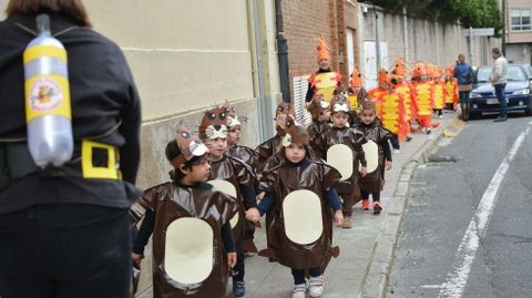 Desfile de Carnaval en el colegio Mercedarias