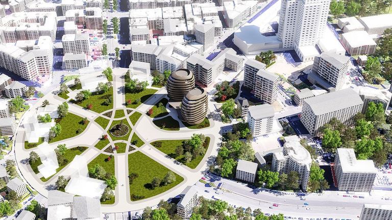 La transformación de la plaza de España avanza en Vigo