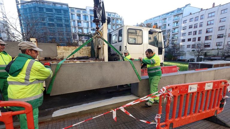 Nuevo mobiliario y mejora de las zonas verdes en el parque Amalia Álvarez, en Pontevedra
