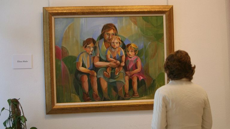 Elisa Abalo celebra medio siglo de pintura