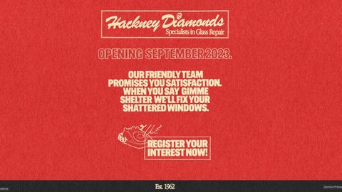 El supuesto anuncio de los Rolling Stones para Hackney Diamonds.