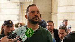 Antonio Tejado,en los juzgados de Sevilla en marzo